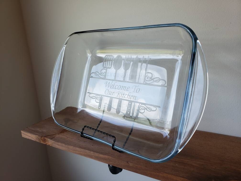 Etched Glass Casserole Dish Workshop - Shop Local Raleigh